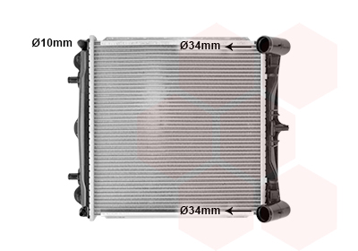 Radiateur refroidissement moteur VAN WEZEL 74002023