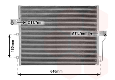 Condenseur de climatisation VAN WEZEL 81005082