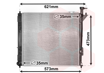 Radiateur refroidissement moteur VAN WEZEL 82002346