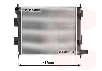 Radiateur refroidissement moteur VAN WEZEL 82012707