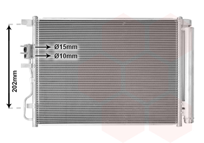 Condenseur de climatisation VAN WEZEL 82015706