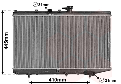 Radiateur refroidissement moteur VAN WEZEL 83002050