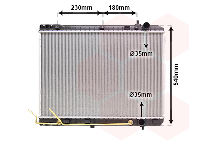 Radiateur refroidissement moteur VAN WEZEL 83012724