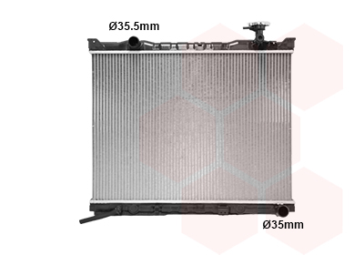 Radiateur refroidissement moteur VAN WEZEL 83012729