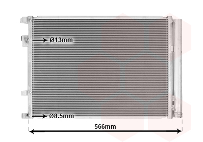 Condenseur de climatisation VAN WEZEL 83015708