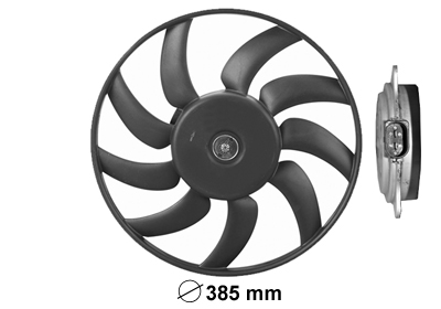 Ventilateur de refroidissement du moteur VAN WEZEL 0327746