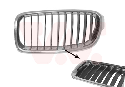 Grille de calandre VAN WEZEL 0670511