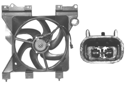 Ventilateur de refroidissement du moteur VAN WEZEL 0956746