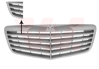 Grille de calandre VAN WEZEL 3043514