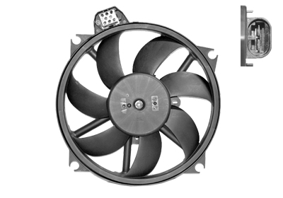 Ventilateur de refroidissement du moteur VAN WEZEL 4377747