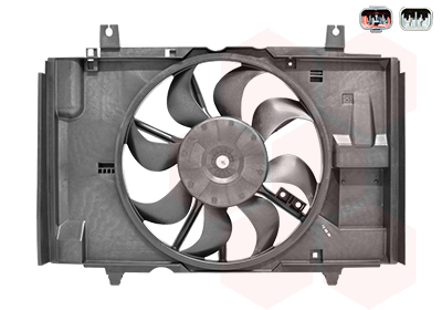 Ventilateur de refroidissement du moteur VAN WEZEL 3380747