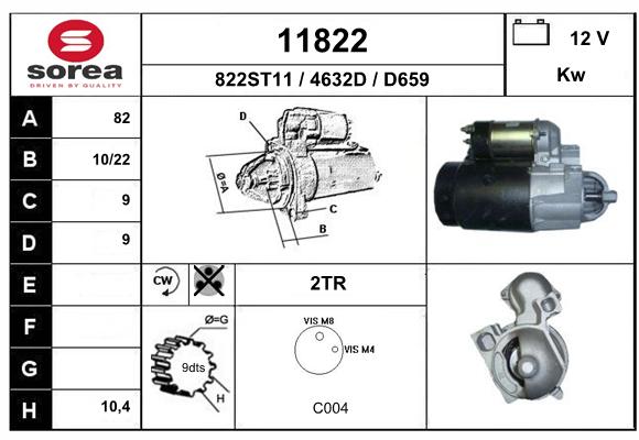 Démarreur SEEAC 4632D