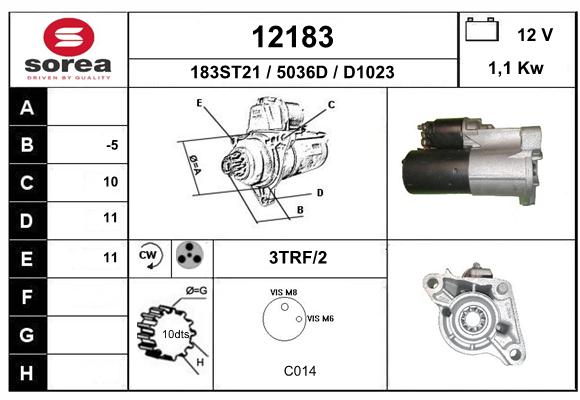 Démarreur SEEAC 5036D