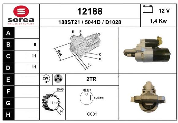 Démarreur SEEAC 5041D