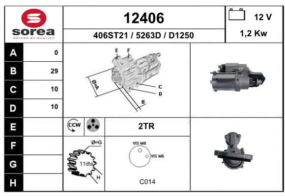 Démarreur SEEAC 5263D