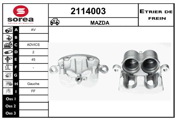 Etrier de frein SEEAC 4114003