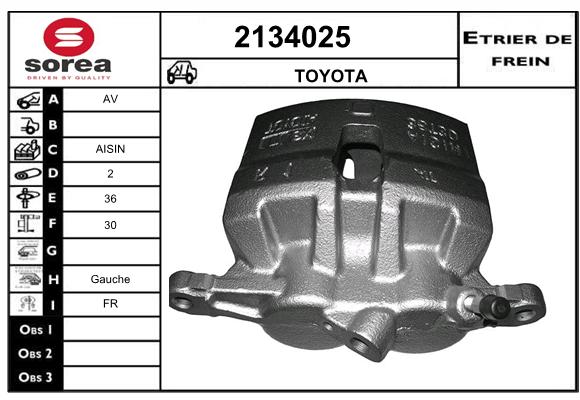 Etrier de frein SEEAC 4134025