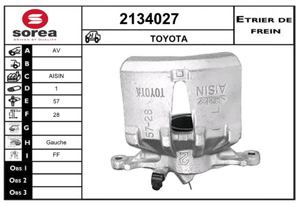 Etrier de frein SEEAC 4134027