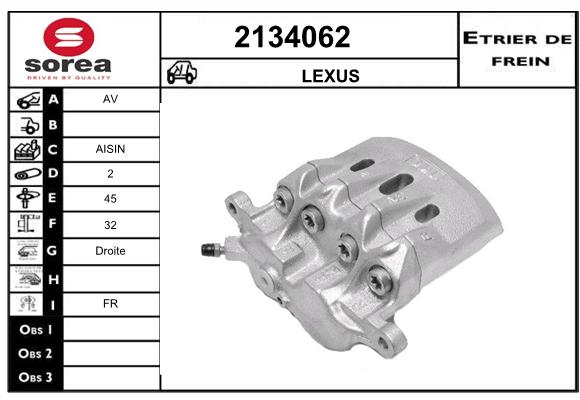 Etrier de frein SEEAC 4134062