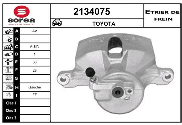 Etrier de frein SEEAC 4134075