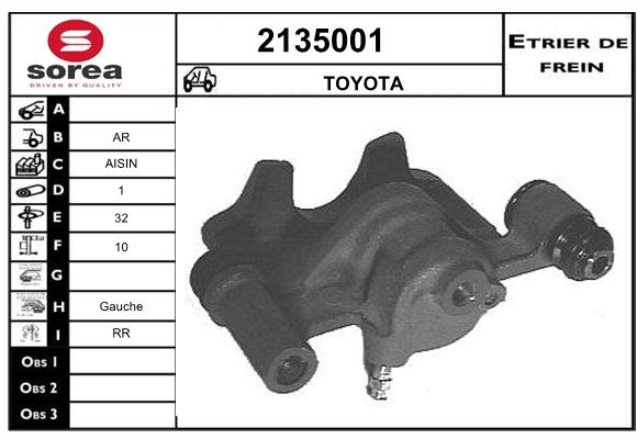 Etrier de frein SEEAC 4135001