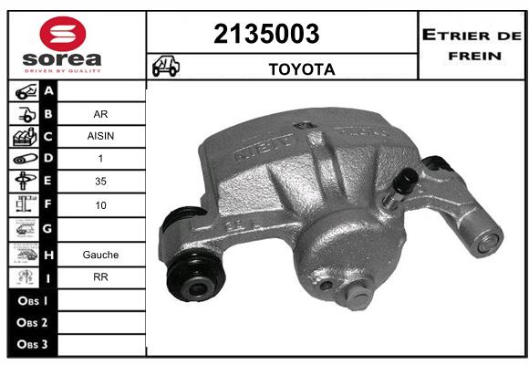 Etrier de frein SEEAC 4135003