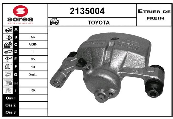 Etrier de frein SEEAC 4135004