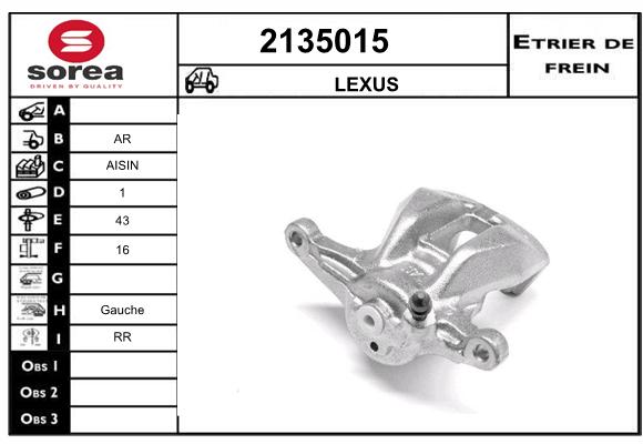 Etrier de frein SEEAC 4135015