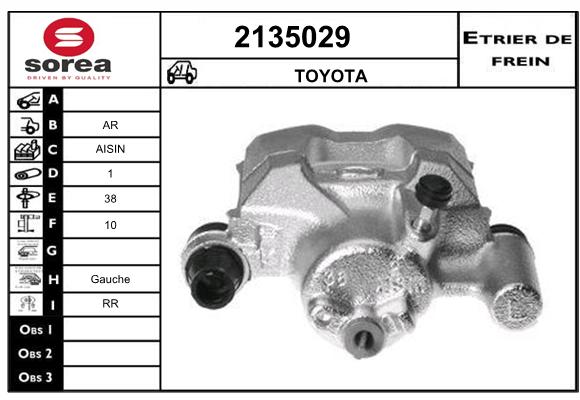 Etrier de frein SEEAC 4135029