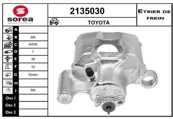 Etrier de frein SEEAC 4135030