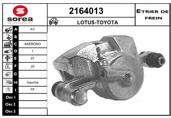 Etrier de frein SEEAC 4164013