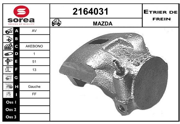 Etrier de frein SEEAC 4164031