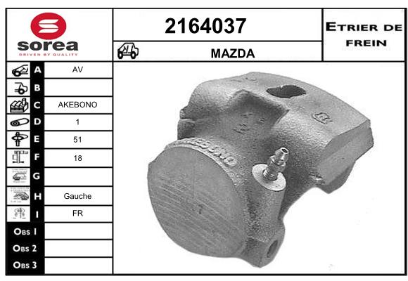 Etrier de frein SEEAC 4164037