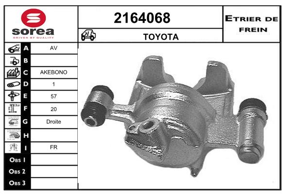 Etrier de frein SEEAC 4164068