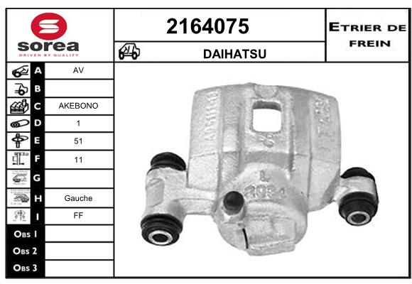 Etrier de frein SEEAC 4164075