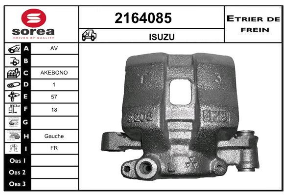 Etrier de frein SEEAC 4164085