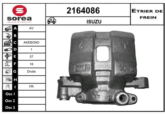 Etrier de frein SEEAC 4164086