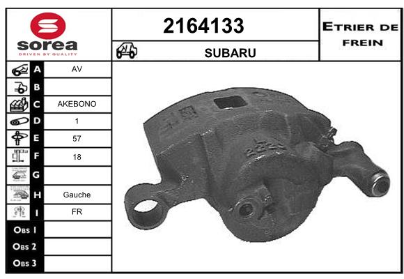 Etrier de frein SEEAC 4164133