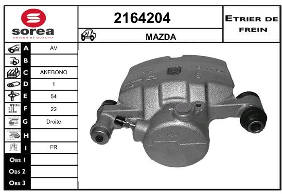 Etrier de frein SEEAC 4164204