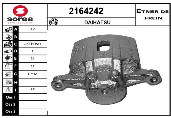 Etrier de frein SEEAC 4164242