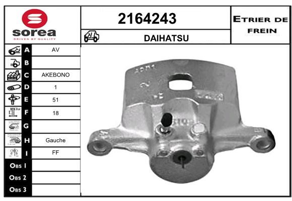 Etrier de frein SEEAC 4164243