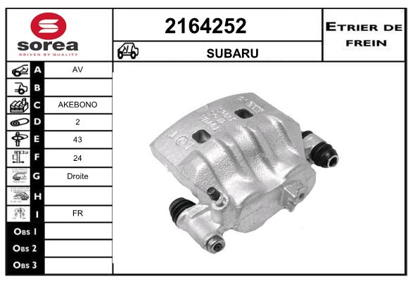 Etrier de frein SEEAC 4164252