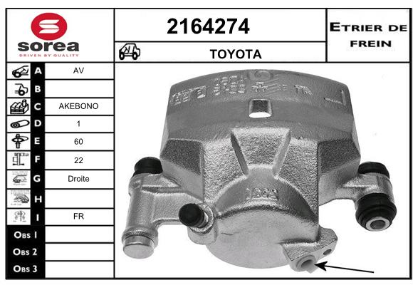 Etrier de frein SEEAC 4164274