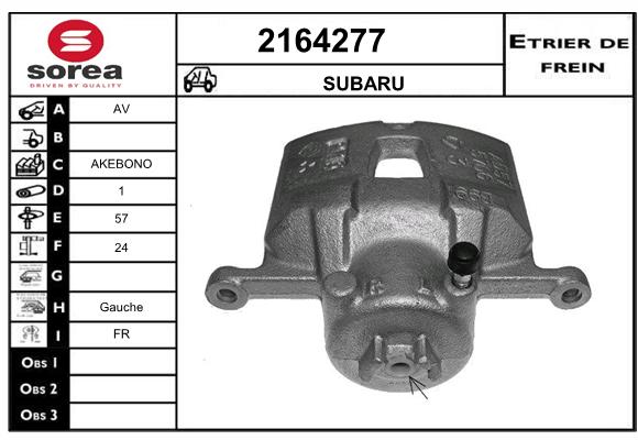 Etrier de frein SEEAC 4164277