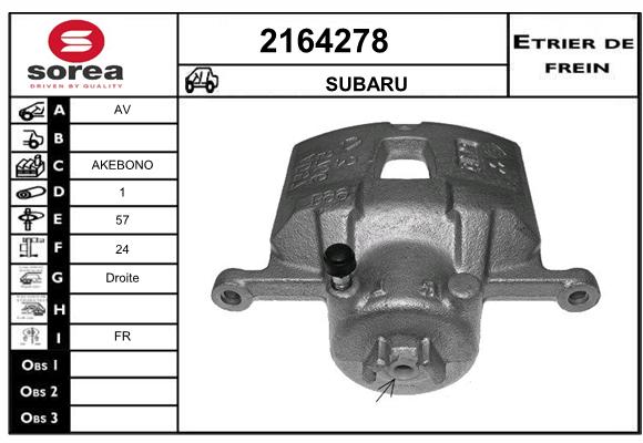 Etrier de frein SEEAC 4164278