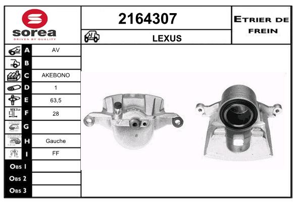 Etrier de frein SEEAC 4164307