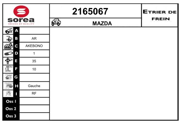 Etrier de frein SEEAC 4165067