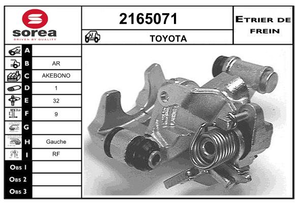 Etrier de frein SEEAC 4165071