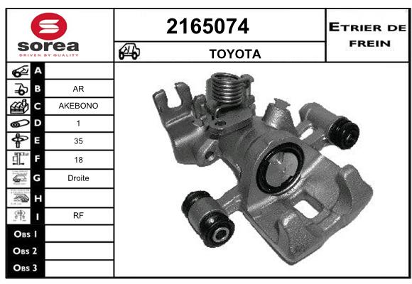 Etrier de frein SEEAC 4165074