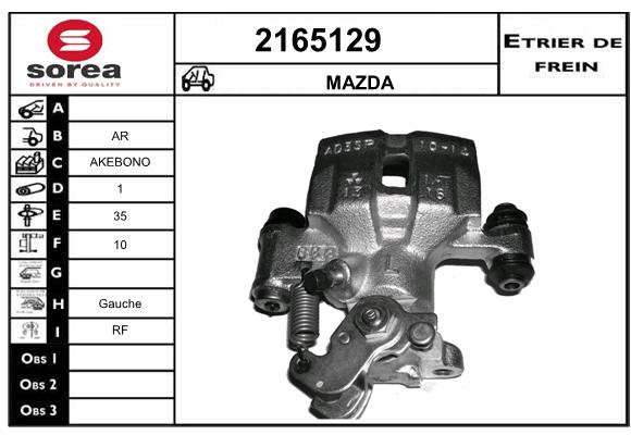 Etrier de frein SEEAC 4165129